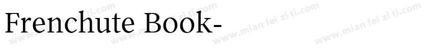 Frenchute Book字体转换